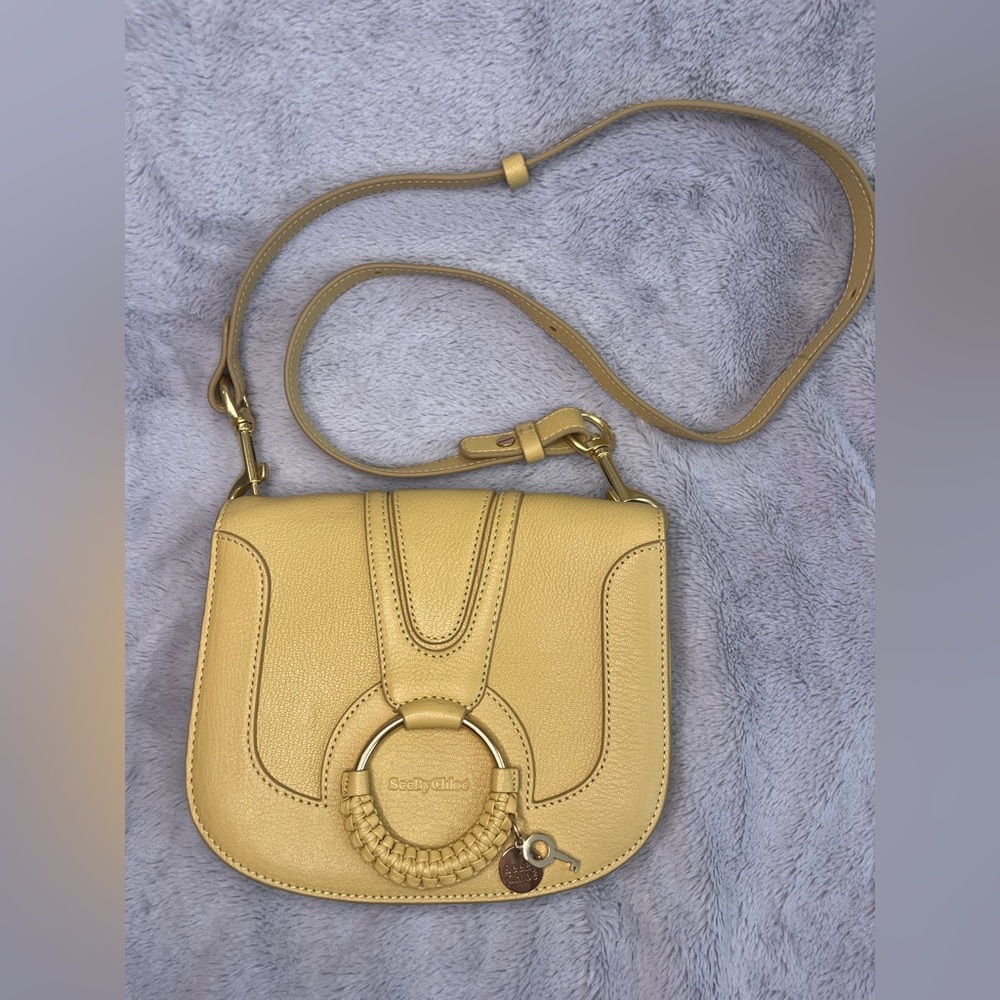 See By Chloe Yellow Leather Crossbody Bag